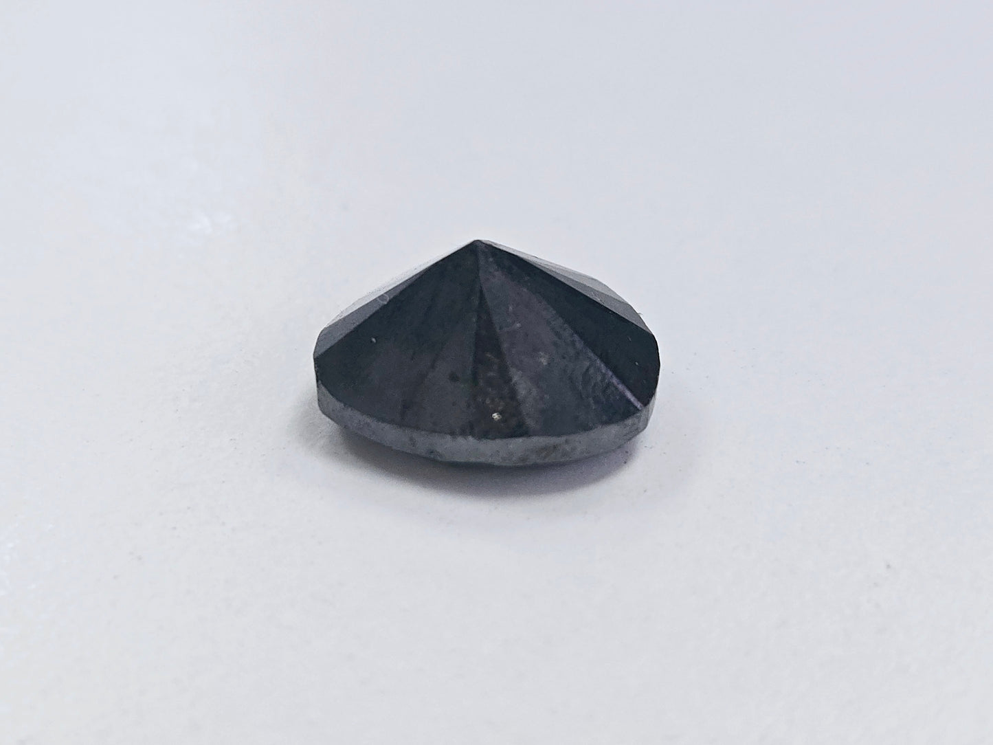 16.35 Carat Pear-Shaped Natural Black Diamond
