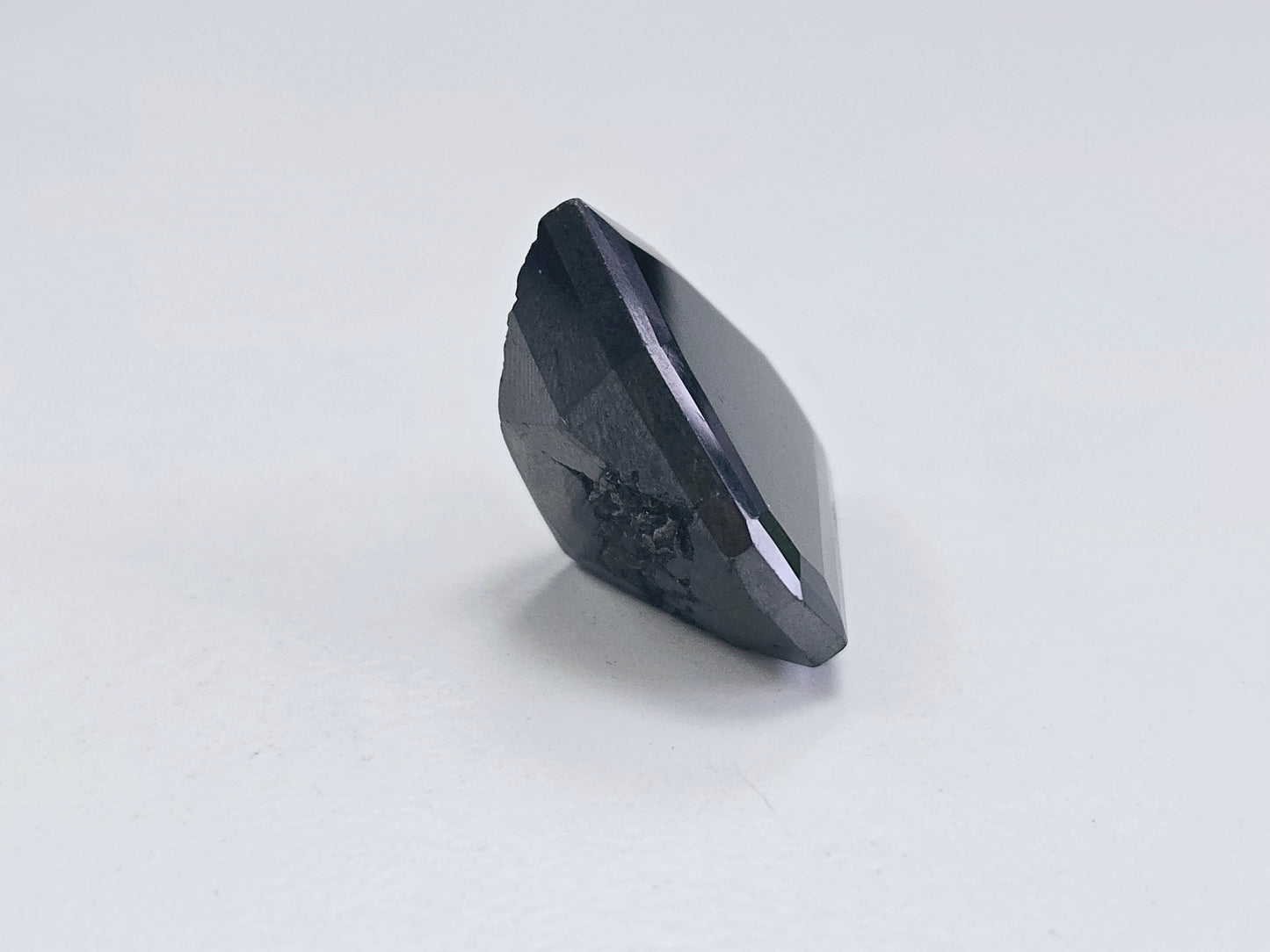 33.56 Carat Shield Shape Natural Black Diamond – Rare Collector’s Gem