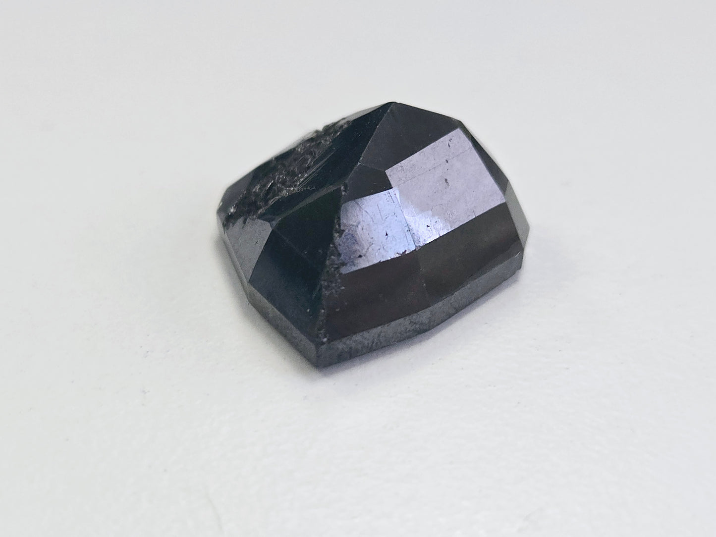 33.56 Carat Shield Shape Natural Black Diamond – Rare Collector’s Gem