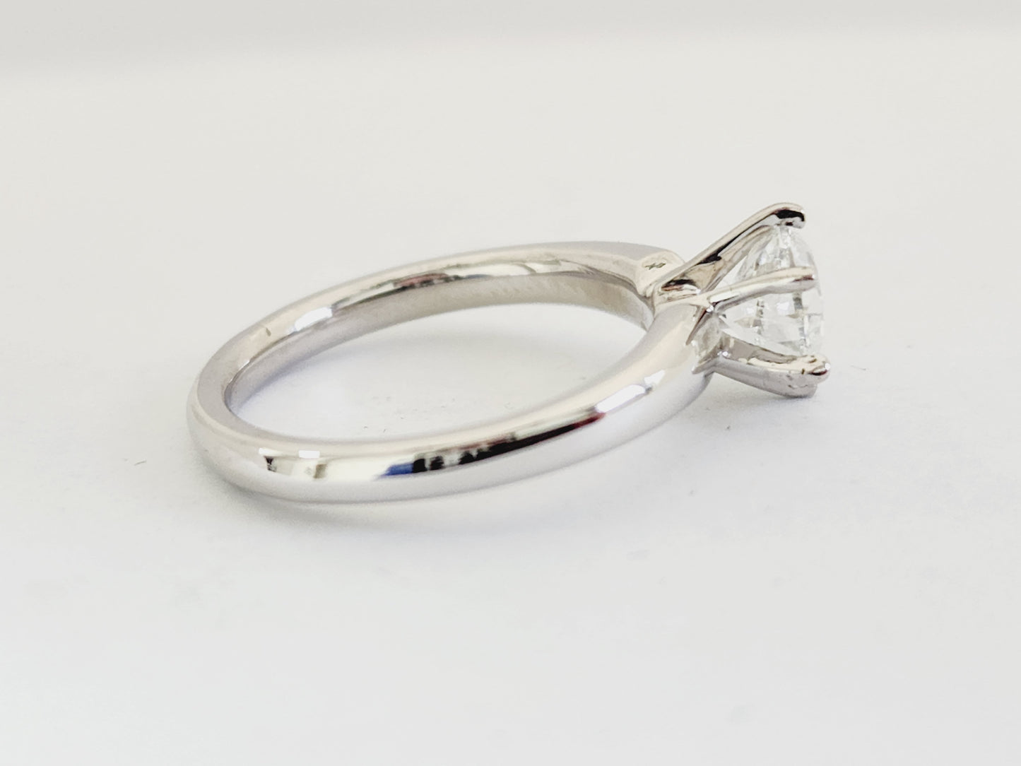 1.20 Carat Old European Cut Lab-Grown Diamond Solitaire Ring – 14K White Gold – IGI Certified – Size 6.5