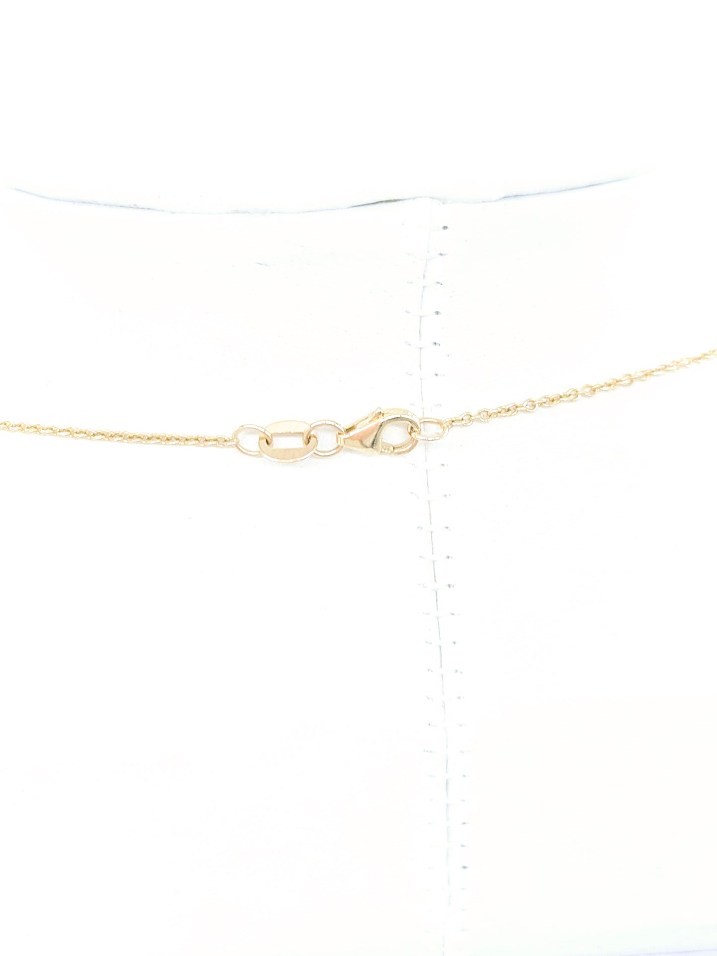 1.03 Carat Natural Illusion Setting Diamond Mini Necklace 19''