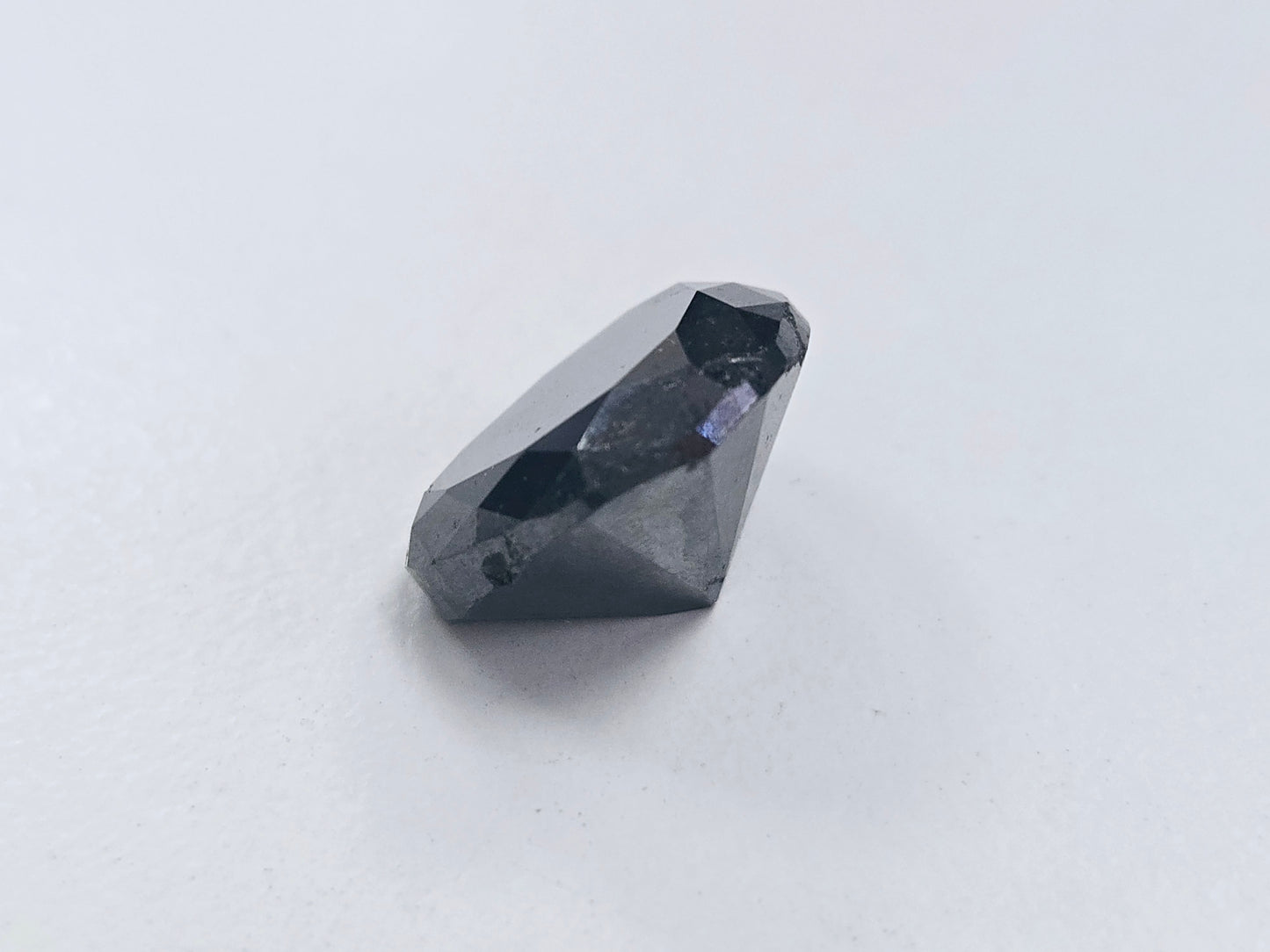 16.35 Carat Pear-Shaped Natural Black Diamond