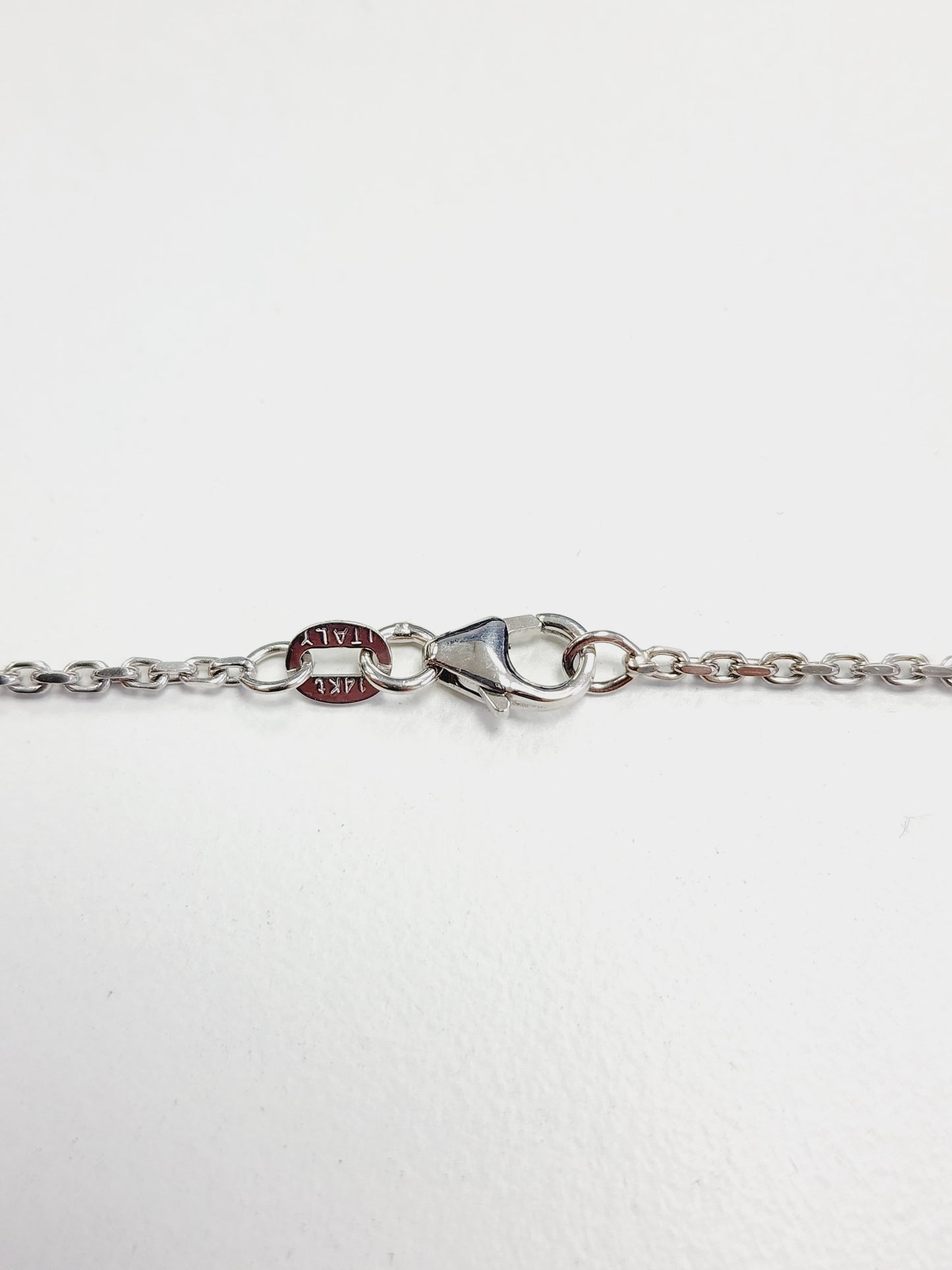 4.65 Carat Mini Diamond Tennis Necklace – 14K White Gold