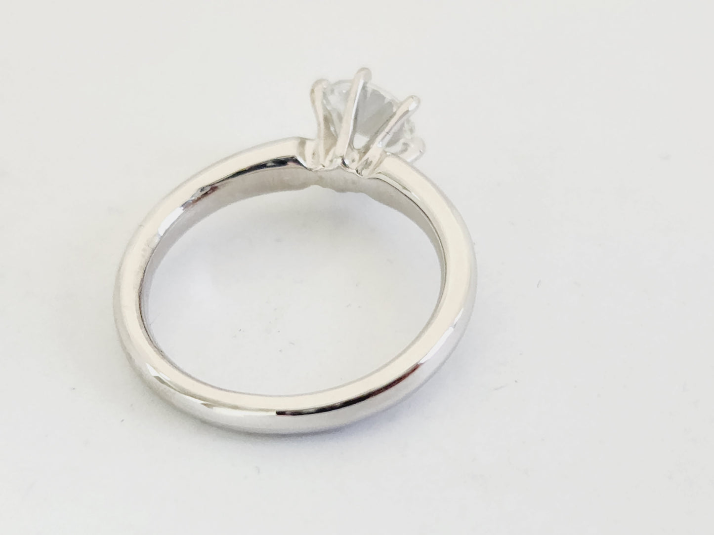 1.20 Carat Old European Cut Lab-Grown Diamond Solitaire Ring – 14K White Gold – IGI Certified – Size 6.5