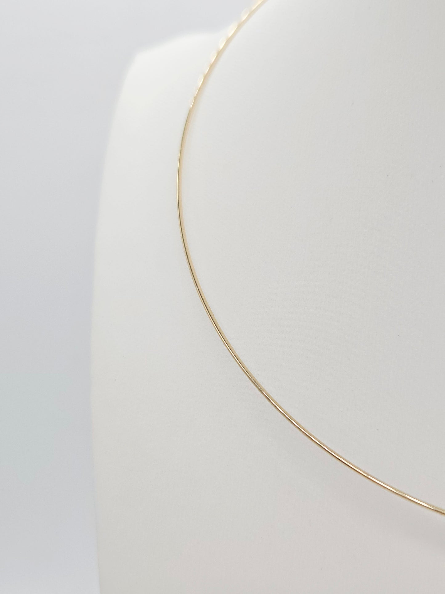 Elegant 14K Yellow Gold Choker Necklace – 16 Inch