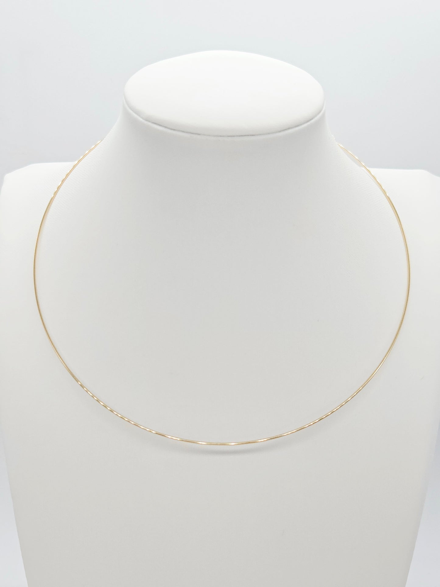 Elegant 14K Yellow Gold Choker Necklace – 16 Inch