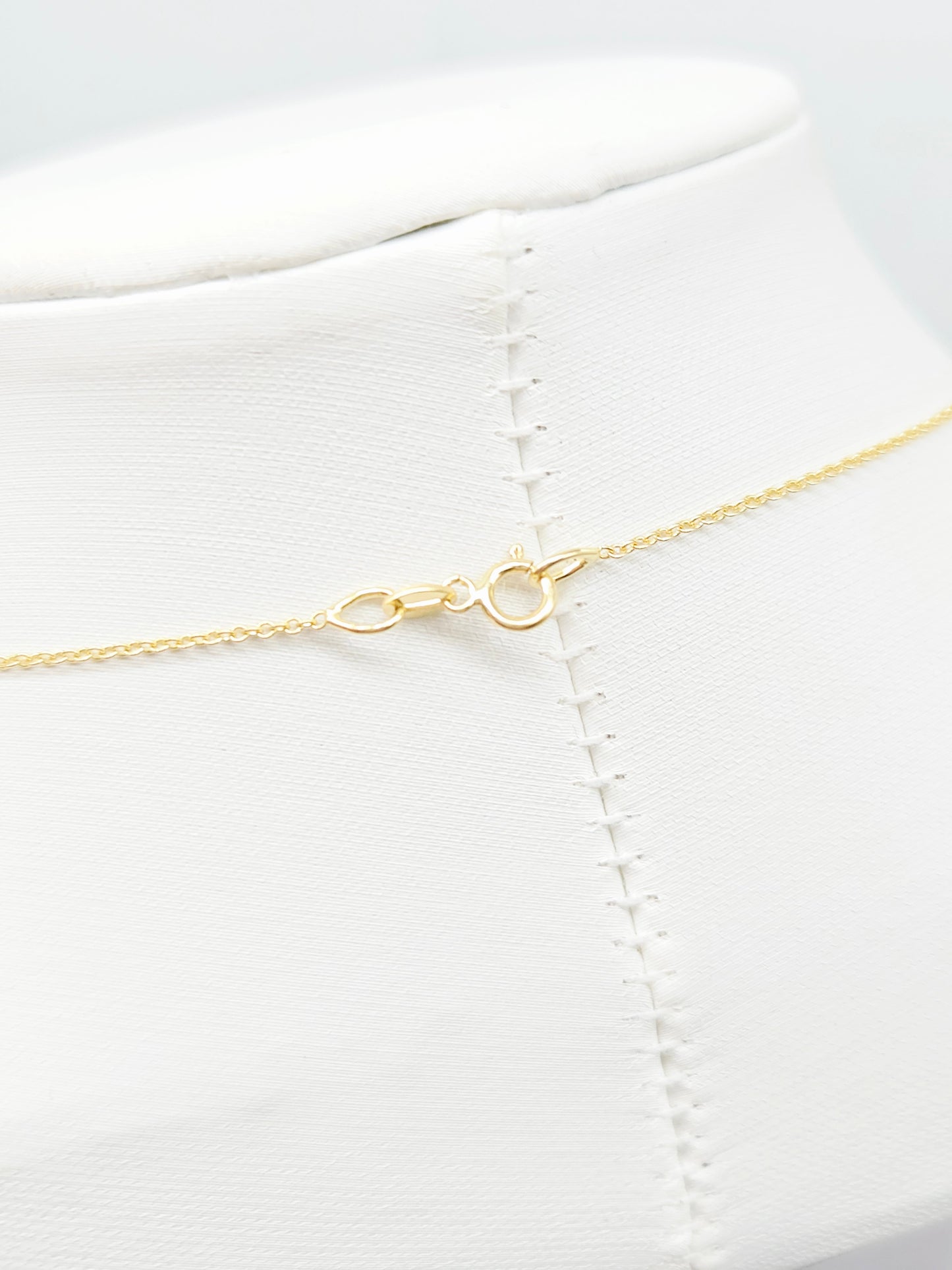 2.28 Carat Natural Diamond Mini Necklace Yellow Gold 18''