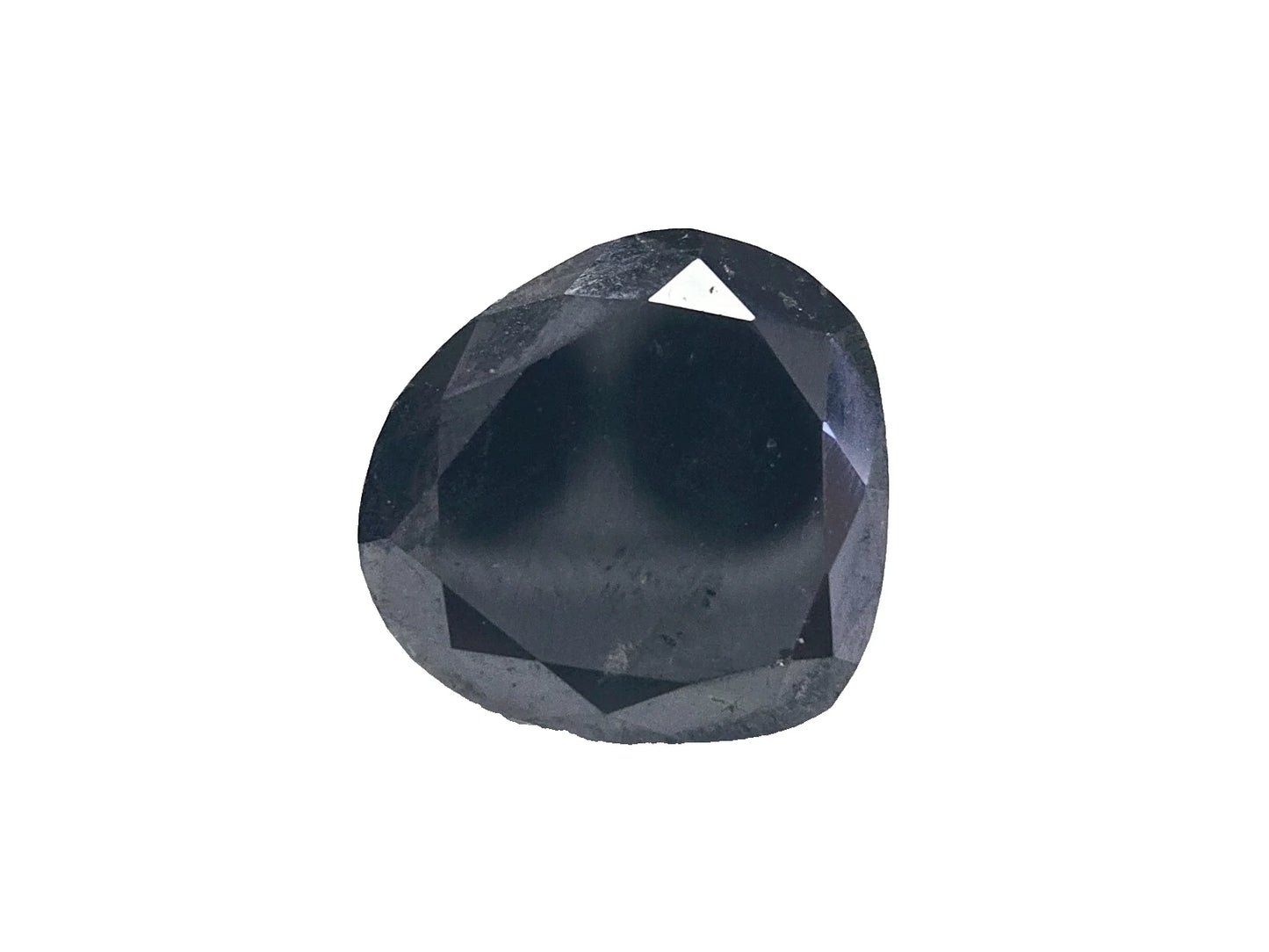 16.35 Carat Pear-Shaped Natural Black Diamond