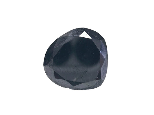 16.35 Carat Pear-Shaped Natural Black Diamond